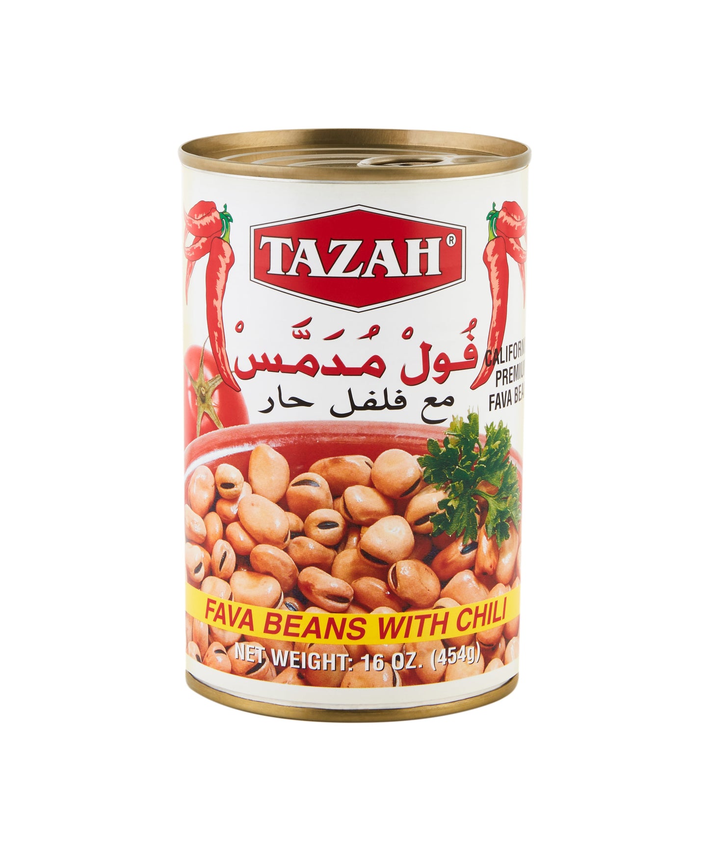 Tazah Fava Beans With Chili (16 oz)