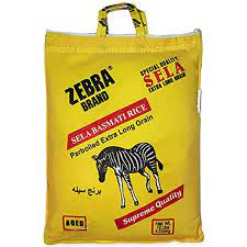 Zebra Basmati Sella Rice (10 lb)
