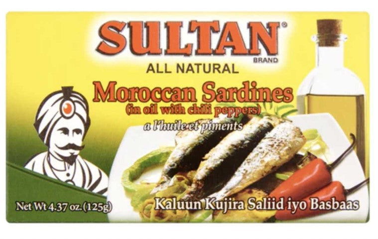 SULTAN SARDINES -HOT (4.37OZ)