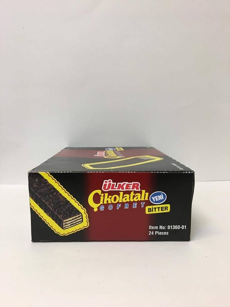Ulker Cikolatali Gofret Bitter (24 ct)