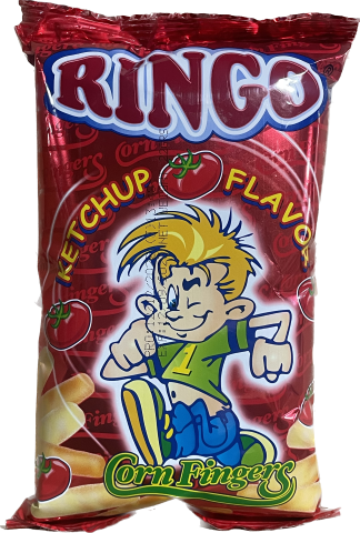 Ringo Chips Ketchup Fingers (22g)