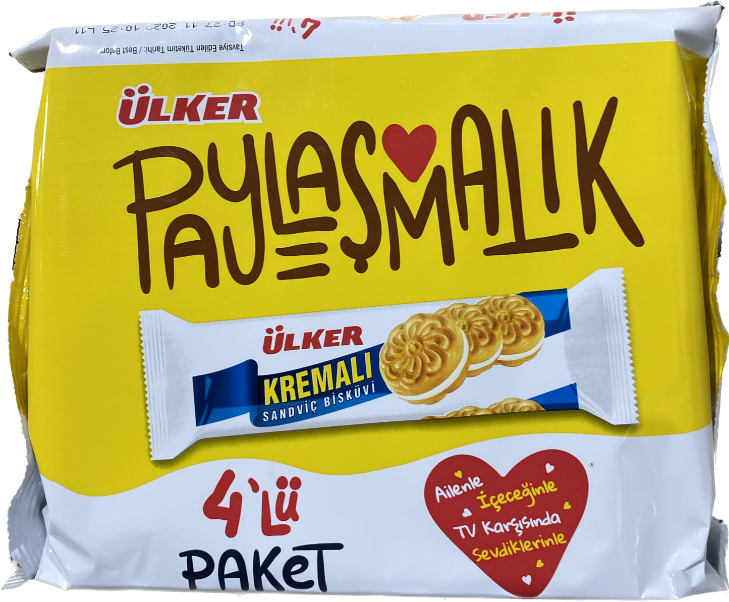 Ulker Kremali Sandwich Biscuits (4 pk)(61g)