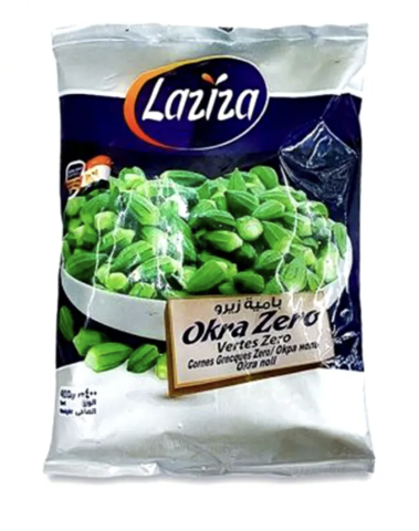 Laziza Frozen Okra Zero (14 oz)
