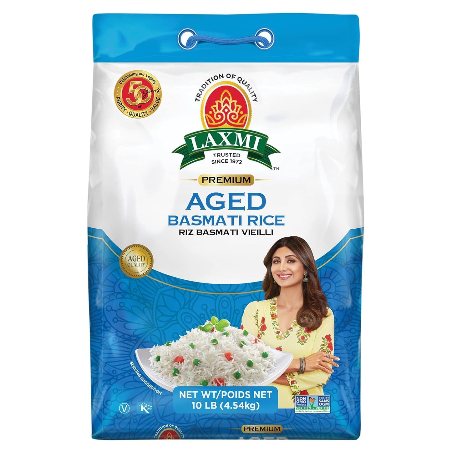 Laxmi Premium Aged Basmati Rice (10 lb)