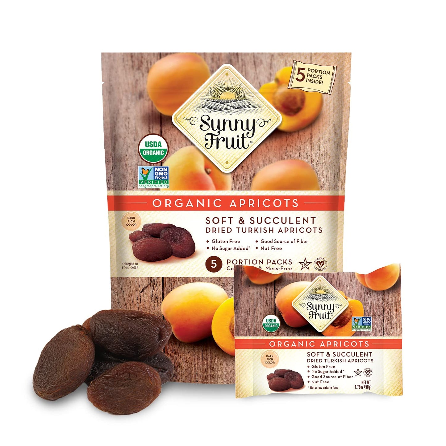 Sunny Fruit Organic Apricot (5 ct)