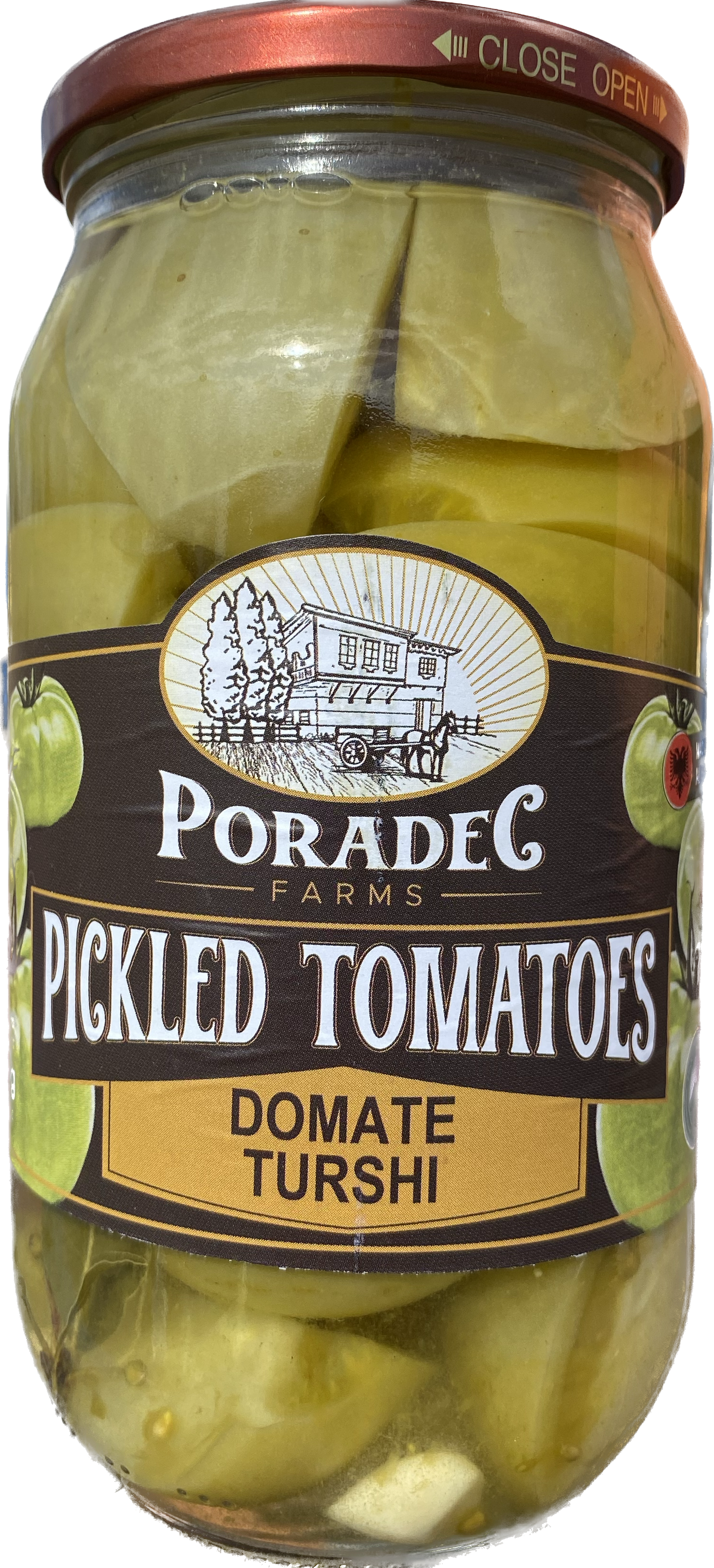 Poradec Green Sliced Tomato (910g)
