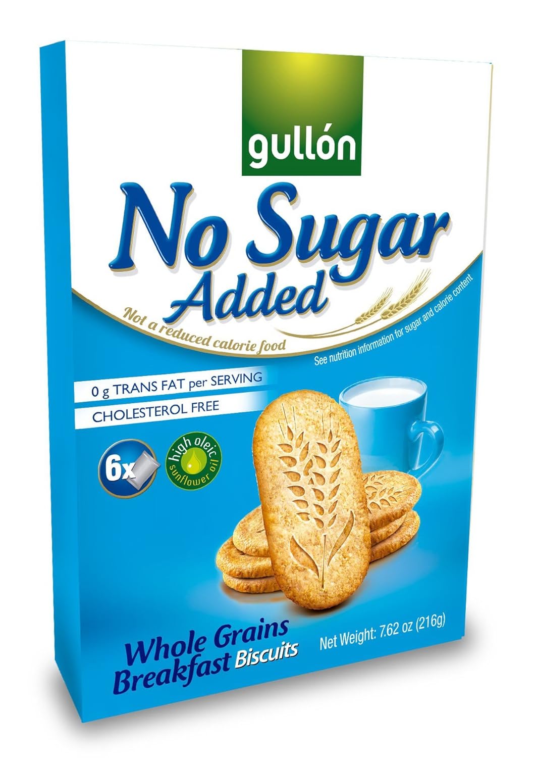 Gullon Whole Grain Breakfast Biscuits (216g)