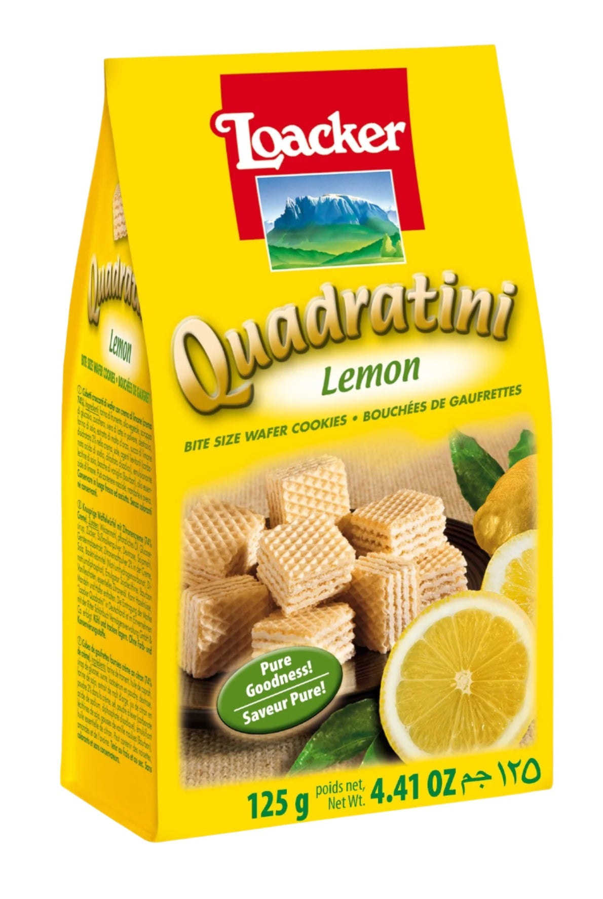 Loacker Lemon Wafer Cookies (250g)
