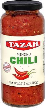Tazah Minced Chilli Hot (500g)