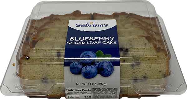 Sabrina's Cake Loaf Sliced Blueberry (14 oz)