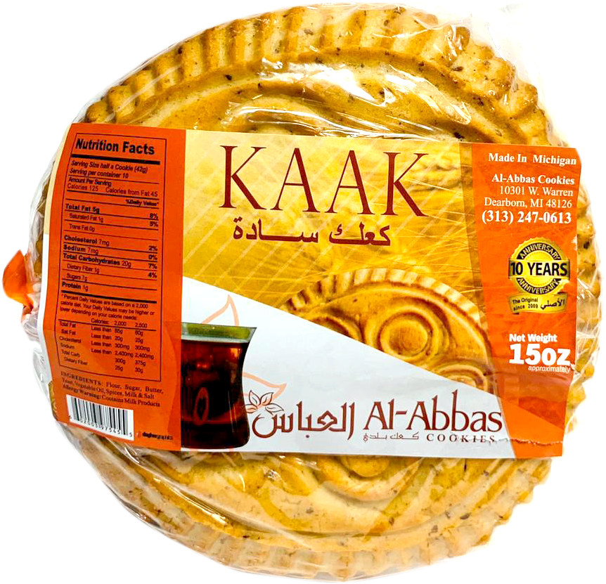 Al Abbas Cookies Kaak-Round (15 oz)