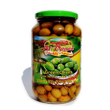 Al Dayaa Green Olives (1700g)