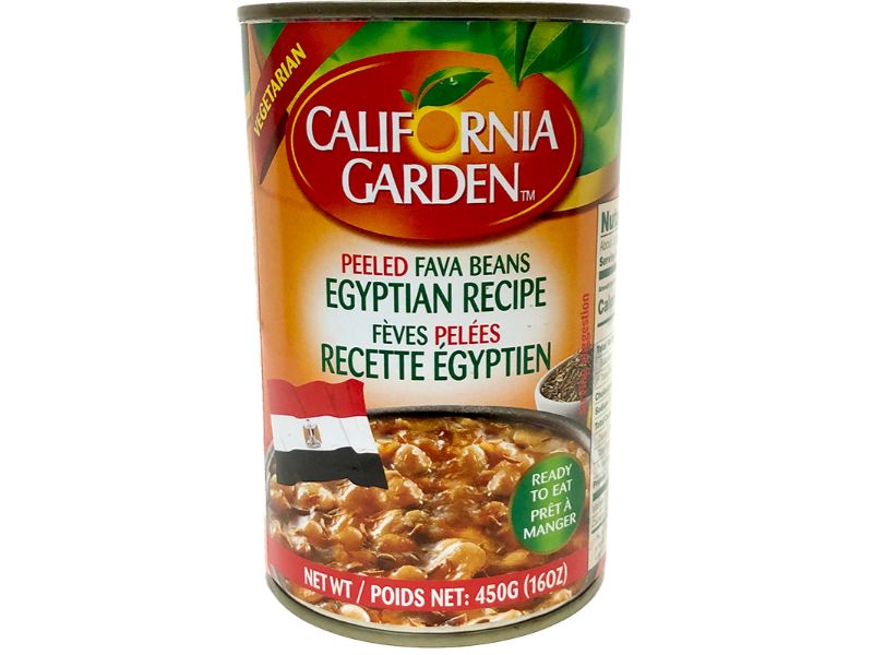 California Garden Peeled Fava Beans Egyptian Recipe (450g)