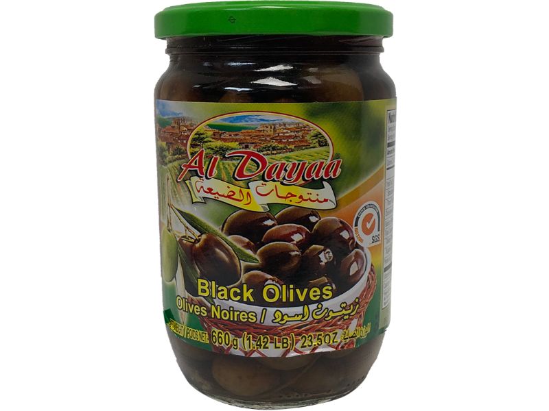 Al Dayaa Black Olives (660g)