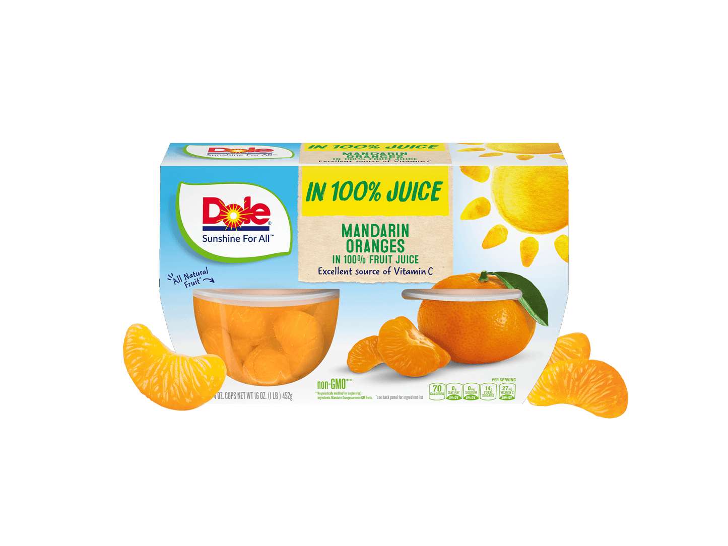 Dole Fruit Bowls, Mandarin Oranges ( 4 ct)