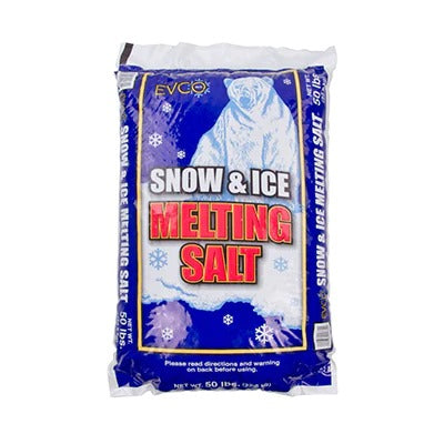Evco Rock Salt Snow & Ice Melting Salt