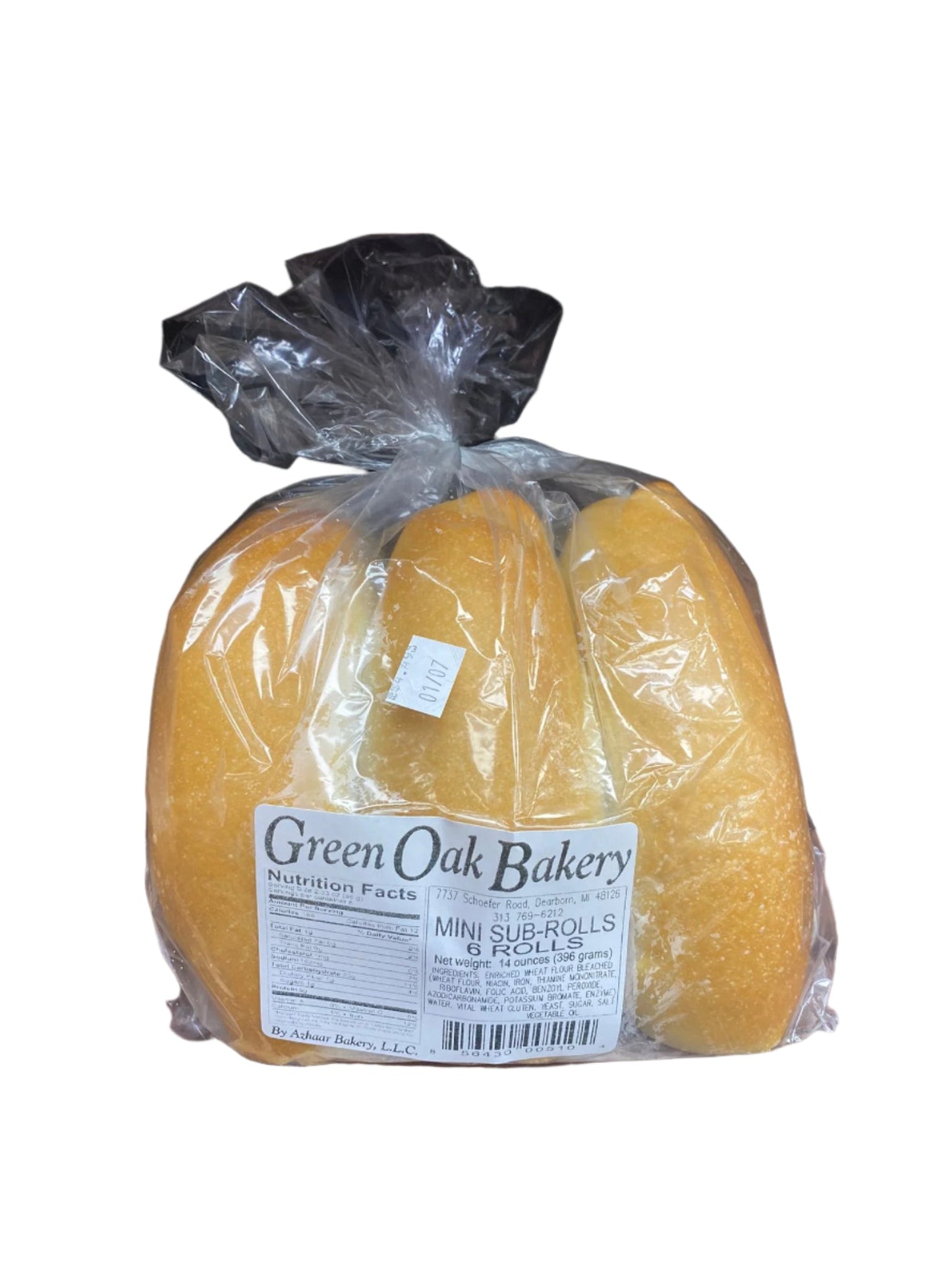 Green Oak Bakery Mini Sub-Rolls (6ct)