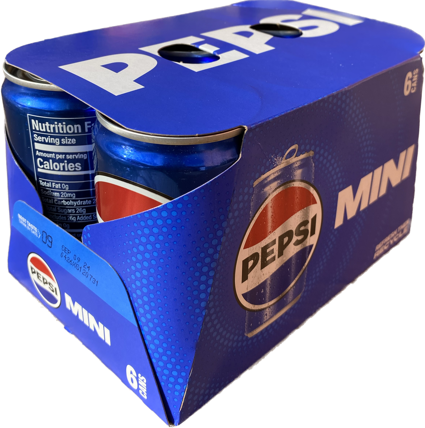 Pepsi Mini Cans (6 ct)