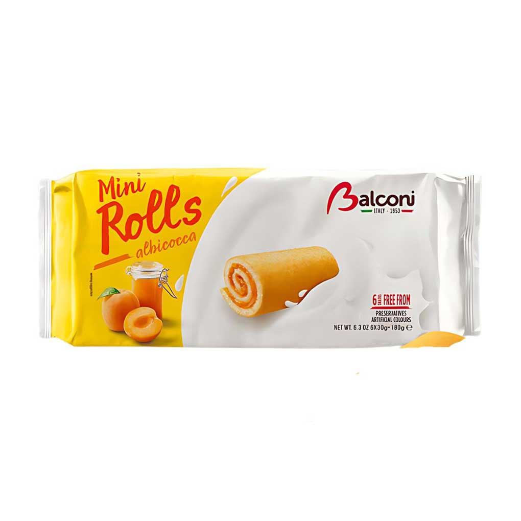 Balconi Apricot Mini Rolls (280g)