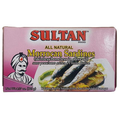 SULTAN SARDINES SKINLESS -PINK (4.37OZ)