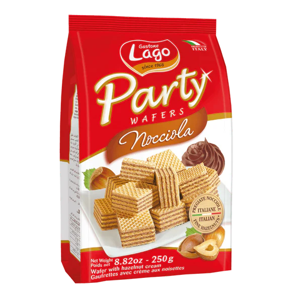 Lago Party Wafers Hazelnut (250G)