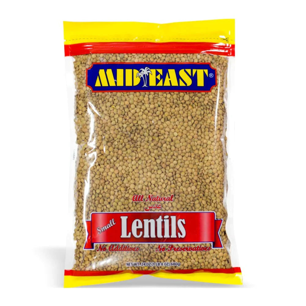 Mid East Small Green Lentils (24 oz)