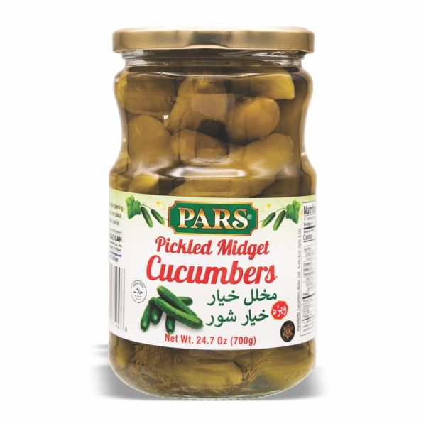 Pars pickled midget cucumbers (24.7 oz)