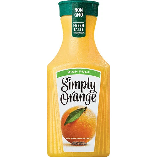 Simply Orange 100% Juice (High Pulp- 52Oz)