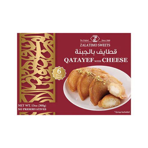 Zalatimo Sweets Qatayef with Cheese (360g)