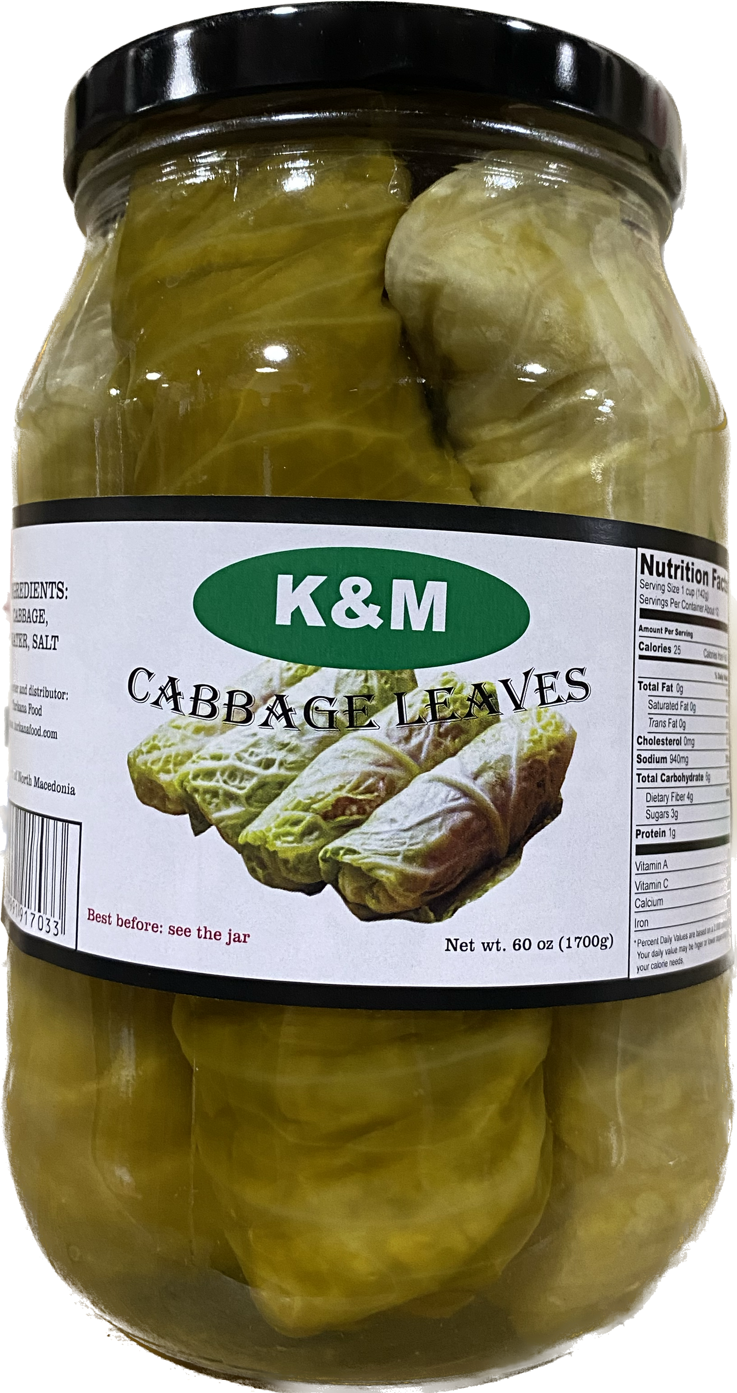KM CABBAGE LEAVES(1700G)