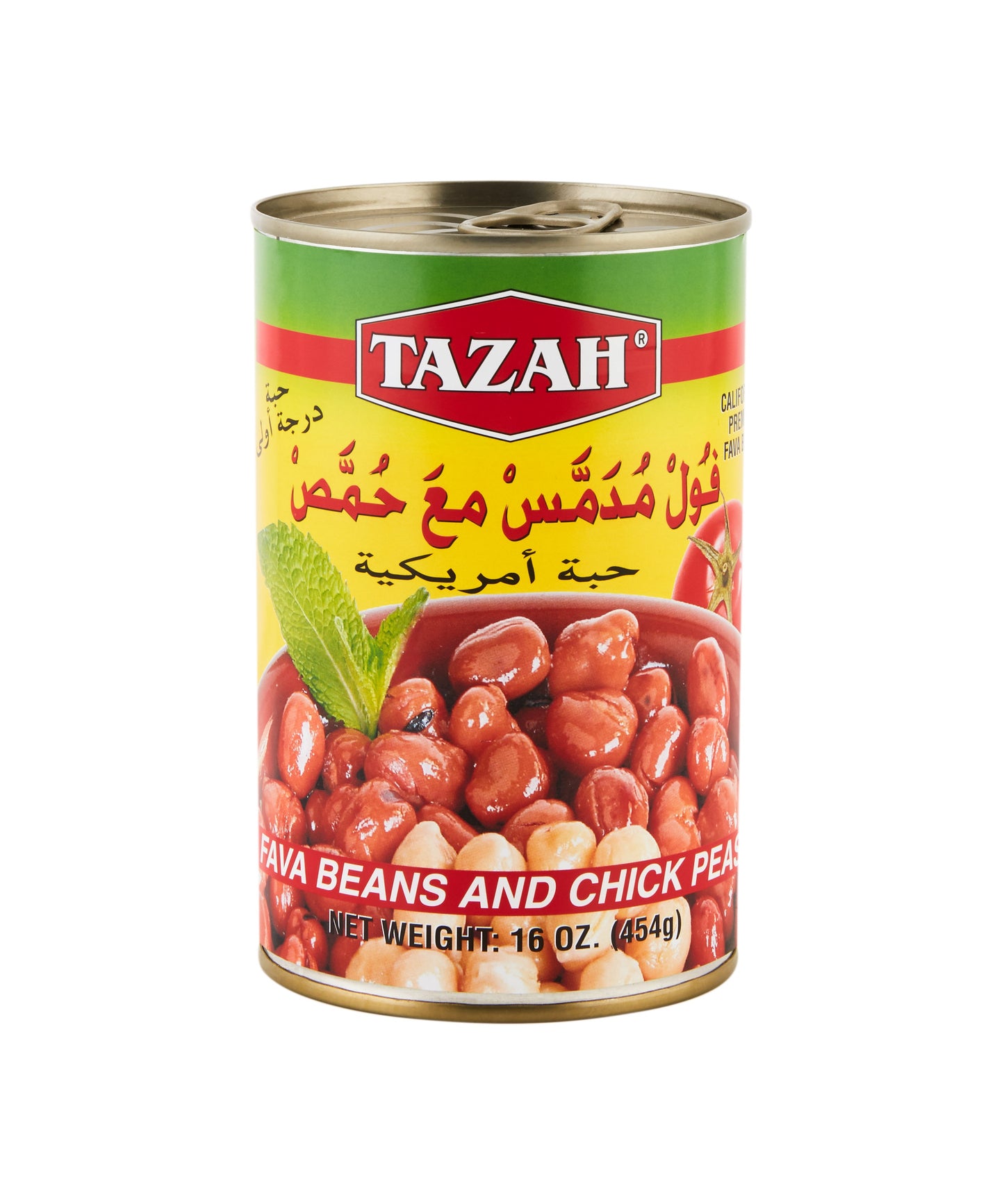 Tazah Fava Beans And Chickpeas (16 oz)
