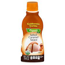 California Farms Organic Salted Caramel Sauce In Squeeze Bottle (15.8 oz)