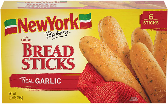 NY Breadstick W/ Garlic ( 6 Sticks)
