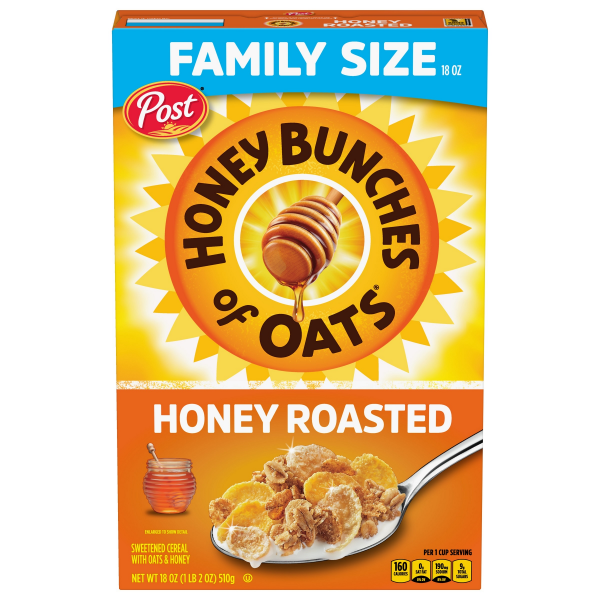 Honey Bunches of Oats Honey Roasted Cereal (18 oz)