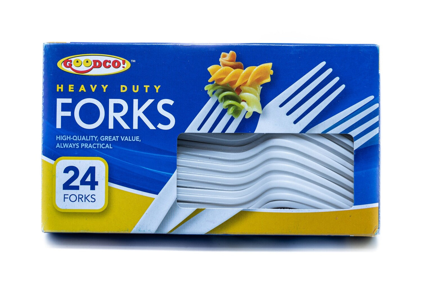 Good-Co Heavy Duty Plastic Forks (24 ct)