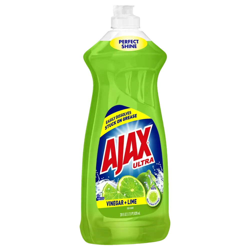 Ajax Ultra Dishwashing Liquid Dish Soap Vinegar & Lime (28 oz)