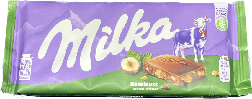Milka Hazelnut (100g)