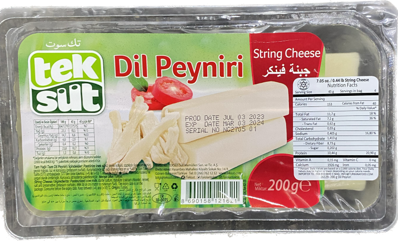 Tek Sut Dill Peyniri String Cheese (200g)