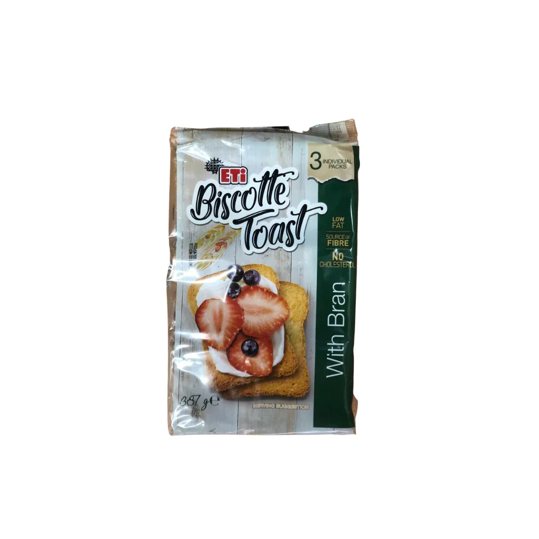 Eti Briscotte Toast with Bran (387g)