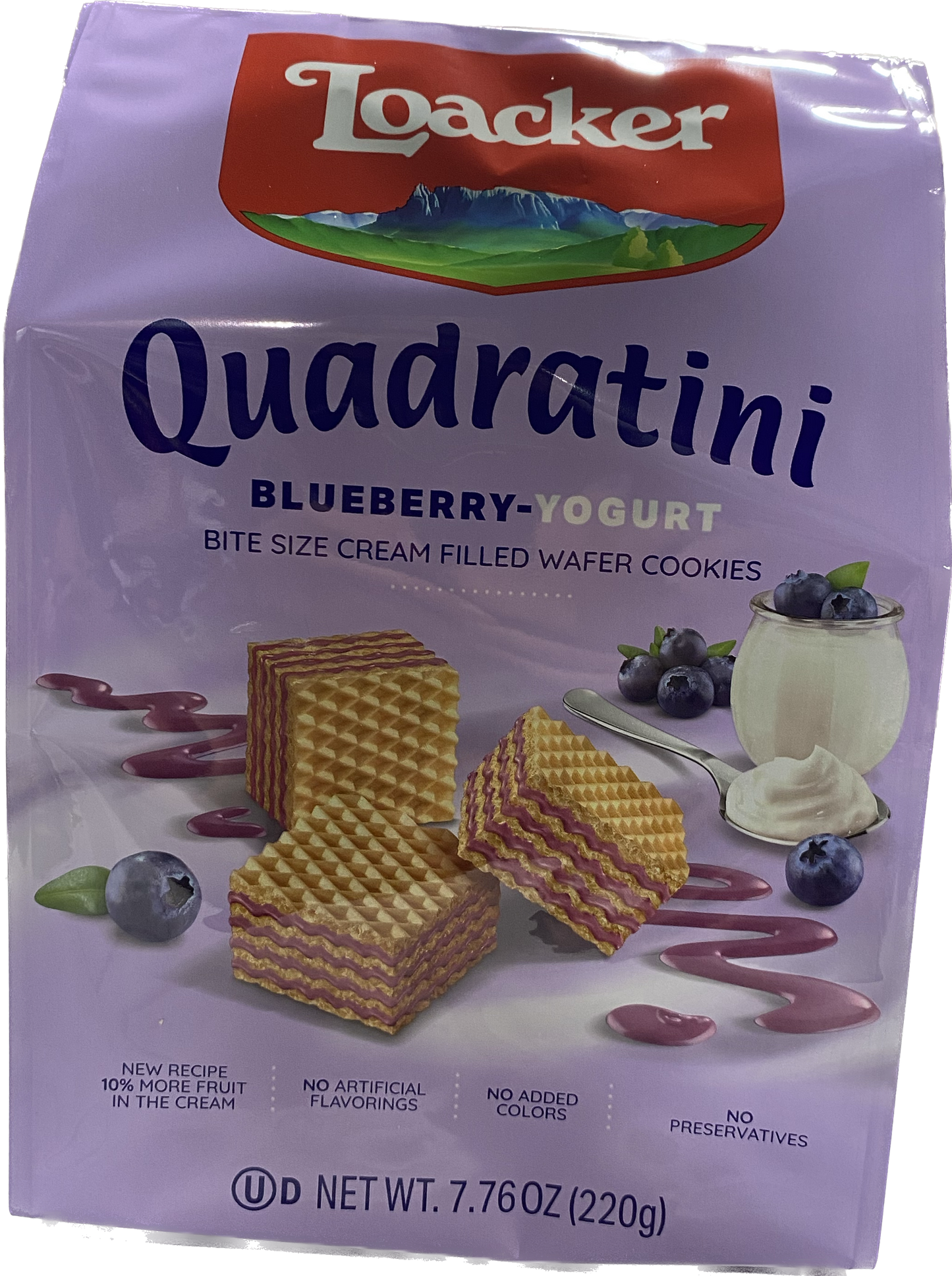 Loacker Quadritini Blueberry (220g)