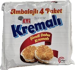 Eti Kremali Sandwish Biscuits 4 pk