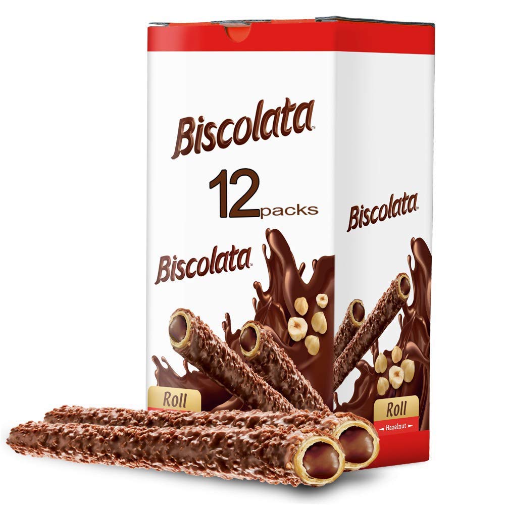 Biscolata Hazelnuts Rolls (12 CT)
