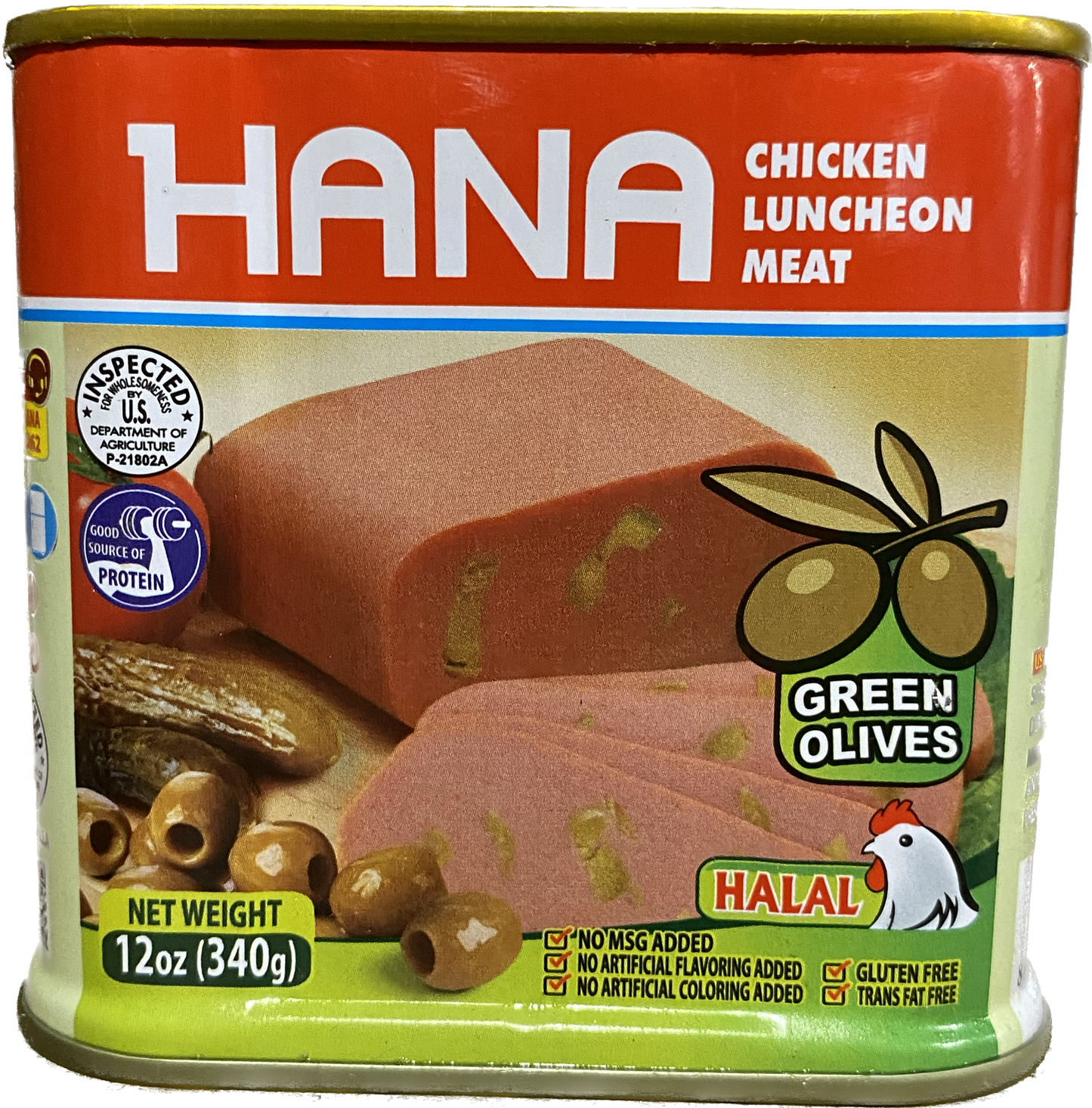 Hana Chicken Luncheon With Olives (340g)