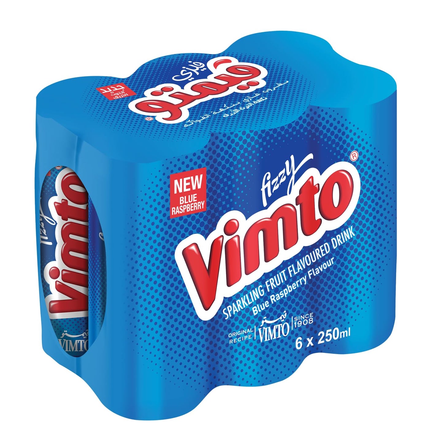Vimto Sparkling Blue Raspberry  (6 Pack)