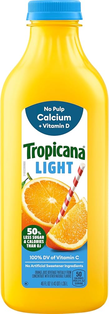 Tropicana Light No Pulp Juice(46oz)