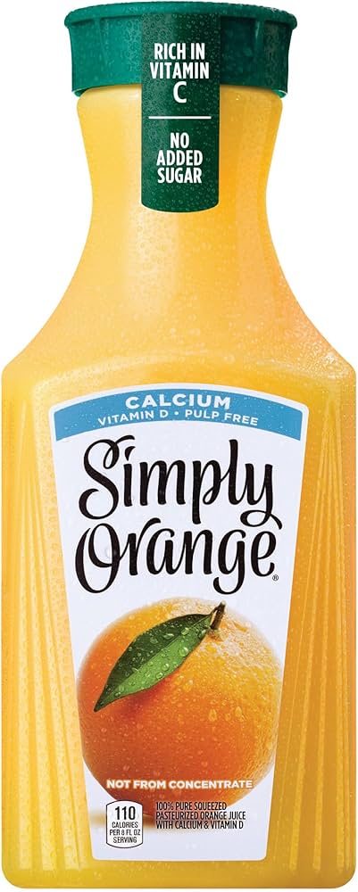 Simply Orange Juice W/ Calcium (52FL OZ) (Pulp Free)