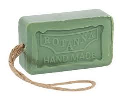 Rotana Ghar Aleppo Soap with Hanging Rope (4 pcs)