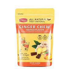 Pocas Ginger Chew Mango (3 oz)
