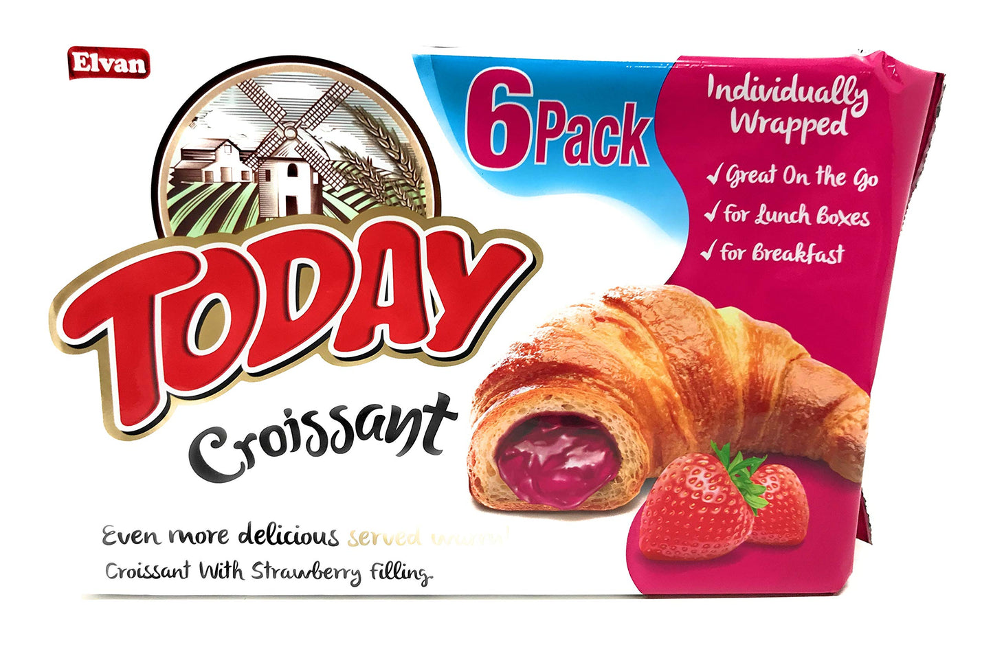 Today Croissant Strawberry filling (6pck)(9.52OZ)