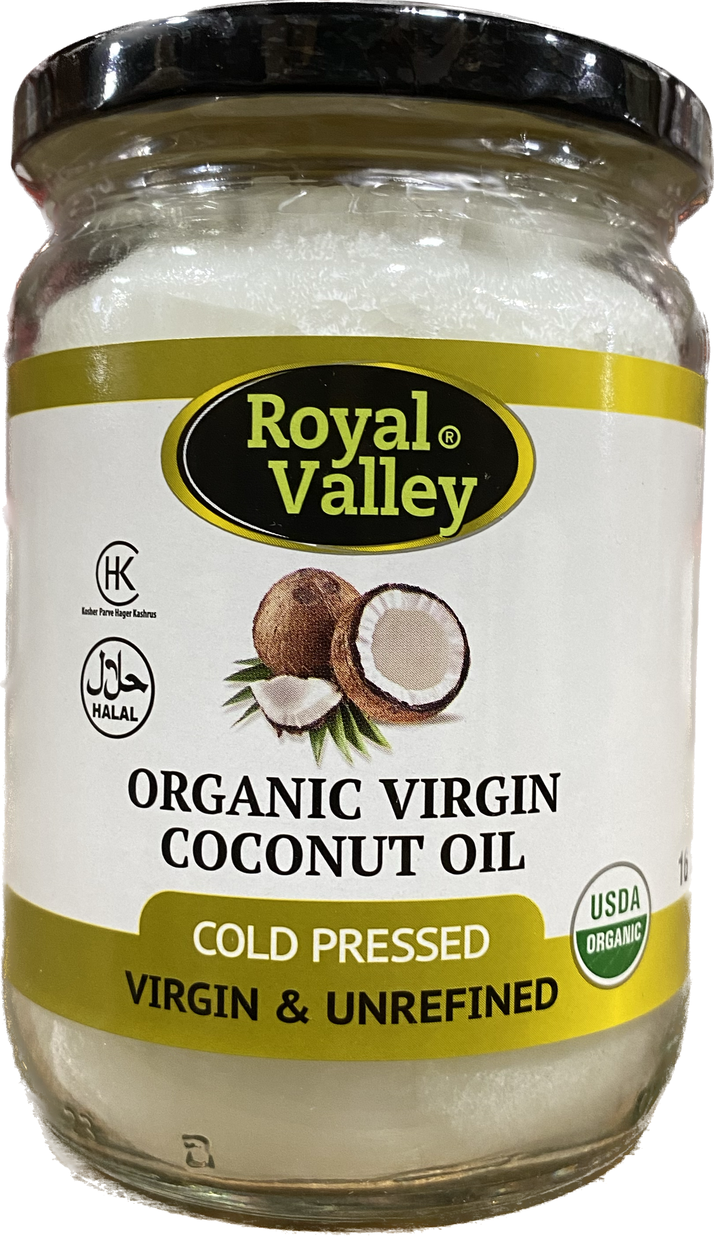 Royal Valley Coconut Oil Jars (473 ml)